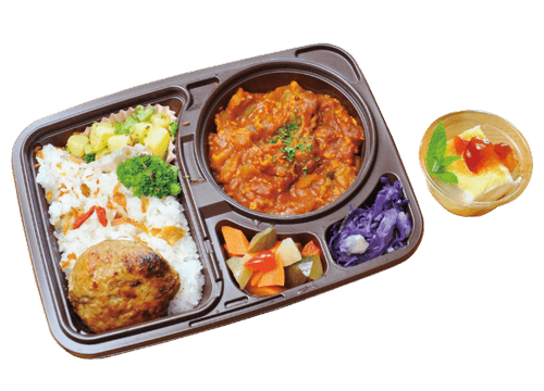 カレーハンバーグ弁当｜￥1,100-.